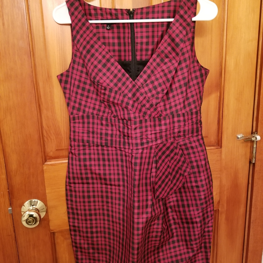 Talbots classic sleeveless buffalo check festive